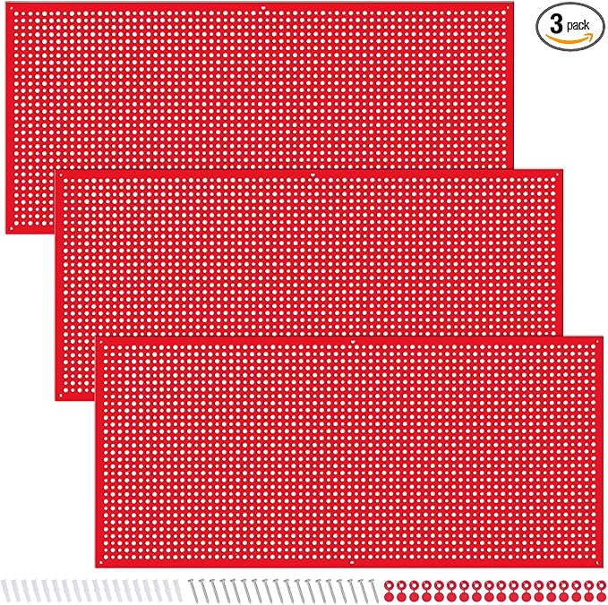 Daanxw Pegboard Rack Garage Storage Steel Horizontal PegBoard Pack, Steel by Daanxw