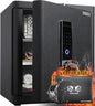 Deluxe Biometric Safe with Fireproof Waterproof Bag, 2.25 Cubic Feet Safe Box by JINXNOBI