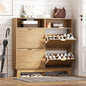 Shoe Cabinet Storage for Entryway by HUANLEGO