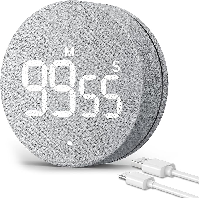 AVINIA Desk Timer for Productivity Magnetic Digital Kitchen Timer Rechargeable by AVINIADigitalTimer