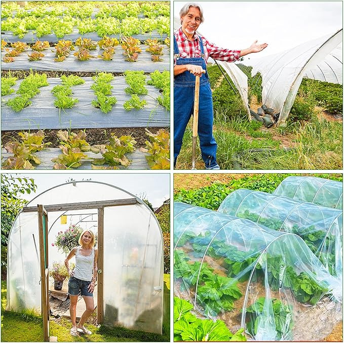 Greenhouse Plastic Sheeting, 6 Mil 13×26ft Clear Greenhouse Film, Heavy Duty - Image 7