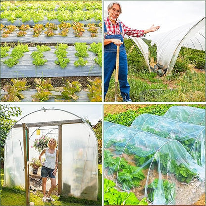 Greenhouse Plastic Sheeting, 6 Mil 13×26ft Clear Greenhouse Film, Heavy Duty - Image 7