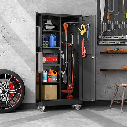SUXXAN Broom Closet Storage Cabinet - Image 7