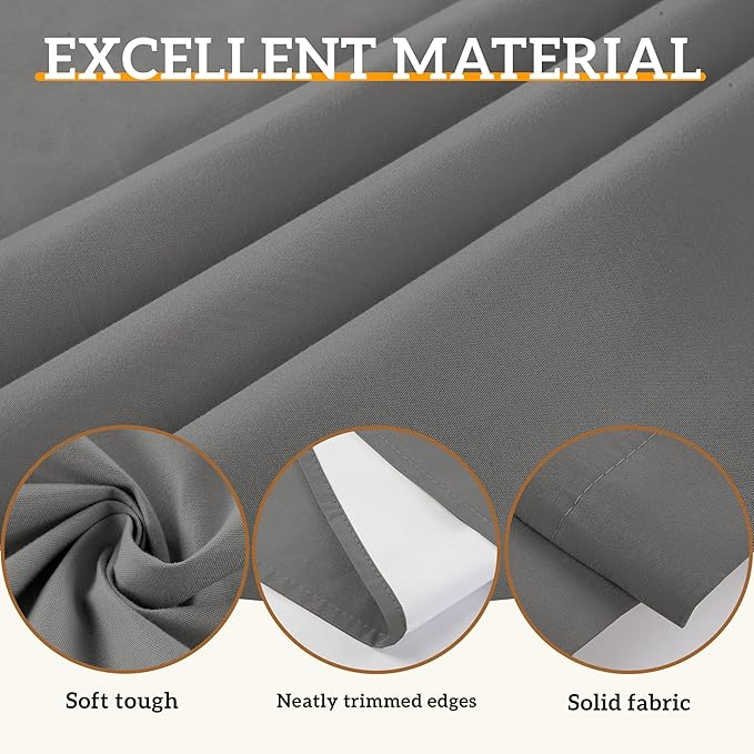 100% Blackout Curtains 95 Inch Length - Image 8
