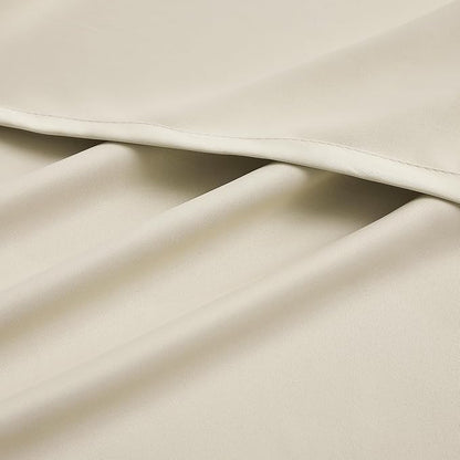 DUALIFE Buttercream Blackout Curtain Panels/Drapes - Image 8