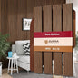 Avana Acoustic Wood Wall Panels – 94.4 x 12.6 Inch Rustic Walnut Acoustic by AvanaHome