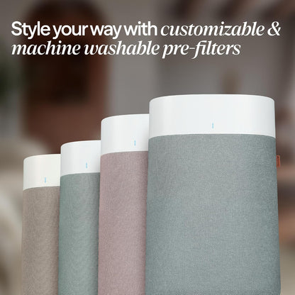 blueair air purifiers for home large room up on a desk or shelf