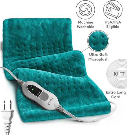 GENIANI Electric Heating Pad for Back Pain & Cramps Relief, Electric Throw - Image 6