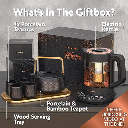 Vianté Luxury Tea Set. Electric Kettle - Image 3