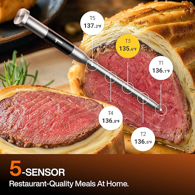 Typhur Sync Oven with Smart AI Wireless Meat Thermometer Probe, 12‑in‑1 - Image 4