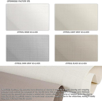 HILADUO Customized Solar Screen Roller Shade Blinds - Image 3