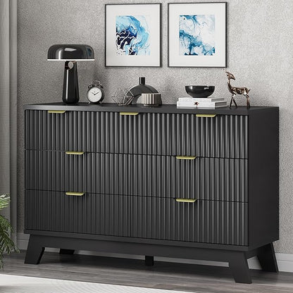 Xixini Fluted Dresser for Bedroom - Image 4