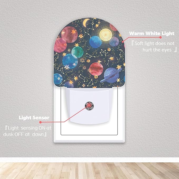 Axxitude Galaxy Space Constellation Cosmos Night Lights Plug into Wall - Image 2