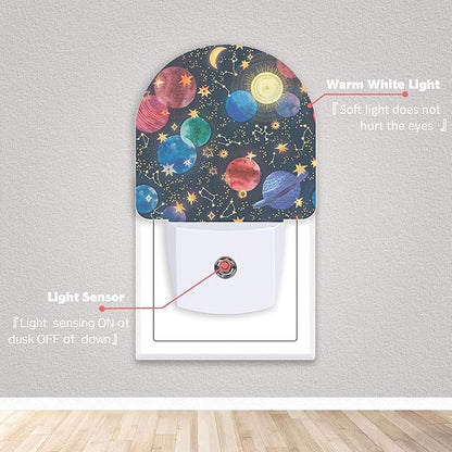 Axxitude Galaxy Space Constellation Cosmos Night Lights Plug into Wall - Image 2