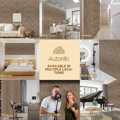 Autorific Acoustic Wall Panels, 6 Pack Total Size 72 x 48 Inches, Self-Adhesive - Image 8