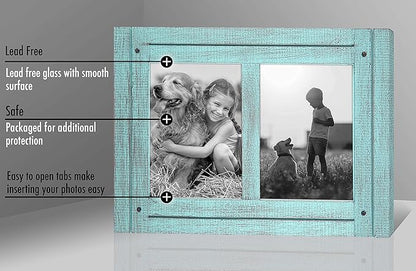 Americanflat Hinged 5x7 Double Picture Frame - Image 2