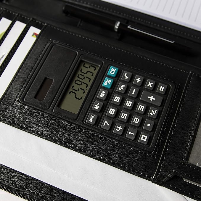 Cossini Black Superior Vegan Leather Business Portfolio - Image 6