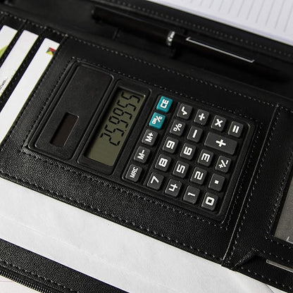 Cossini Black Superior Vegan Leather Business Portfolio - Image 6