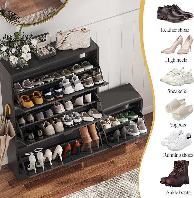 Shoe Cabinet Storage for Entryway - Image 4
