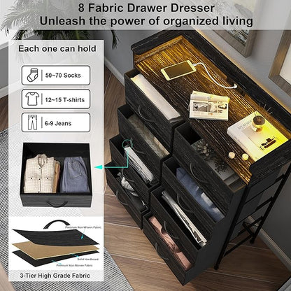 Fabric Dresser for Bedroom - Image 5