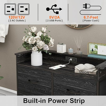 Fabric Dresser for Bedroom - Image 4