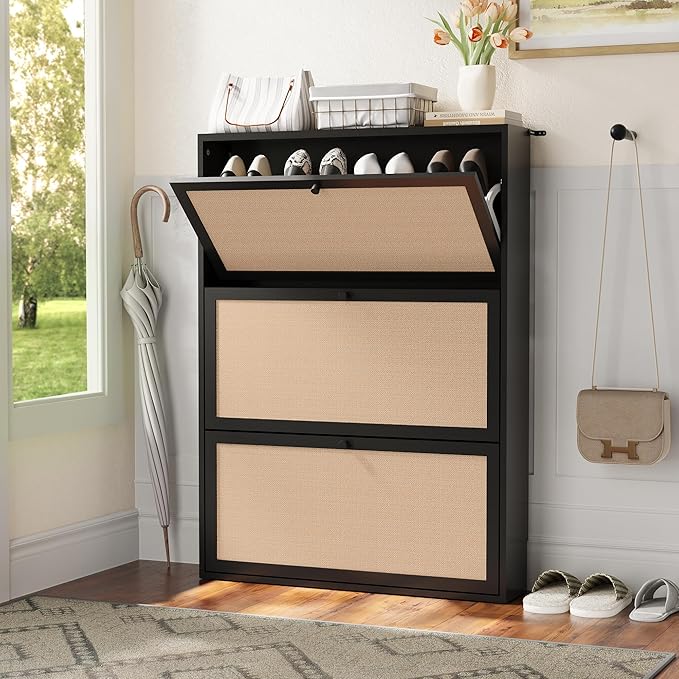 AVZEAR Narrow Shoe Storage Cabinet - Image 8