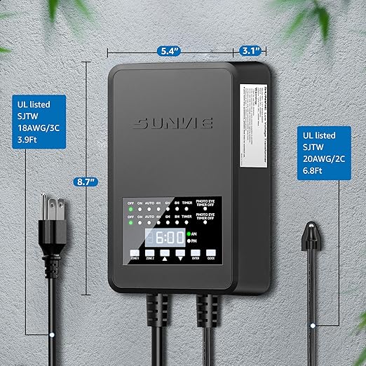 SUNVIE 300W Low Voltage Landscape Transformer - Image 7