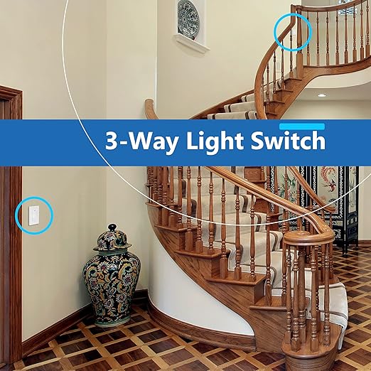 LIDER Minimalist Design Matte Finish Lighted Decorator Switch, Frameless Paddle - Image 6