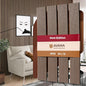 Avana Acoustic Wood Wall Panels – 94.4 x 12.6 Inch Smoke Walnut Acoustic Panels by AvanaHome