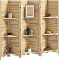 HOMCOM Room Divider, 6 Panel 67" Tall Wood Privacy Screen by HOMCOM