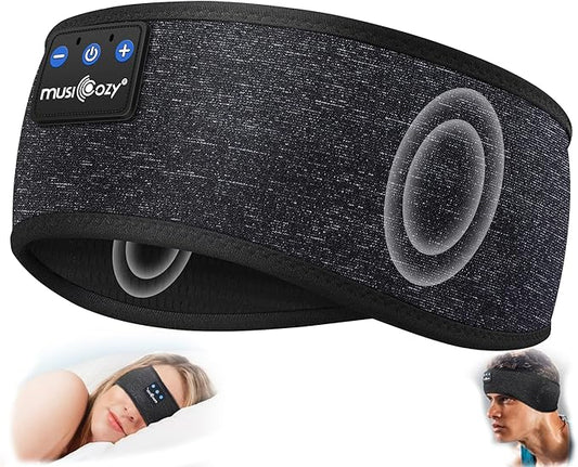 MUSICOZY Sleep Headphones Bluetooth 5.4 Headband Headphones, Wireless Earphones by MUSICOZY