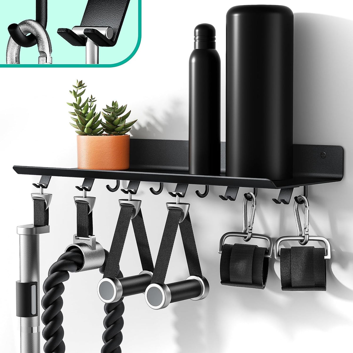 1-tier floating shelf compatible with tonal 1 &, main product view