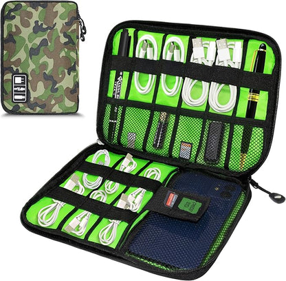 Electronics Organizer, Travel Cord Organizer Pouch, Portable Cable Organizer by Miavers