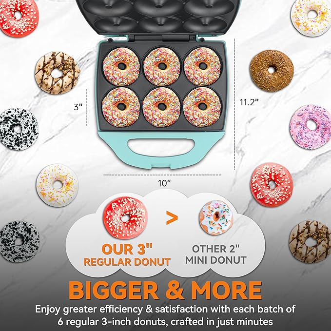Baker’s Friend Mini Donut Maker Machine - Image 2