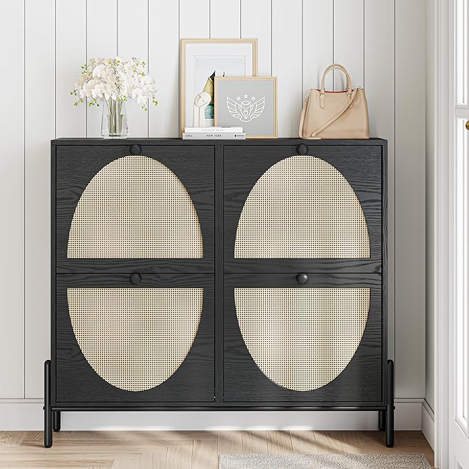 IRONCK Rattan Shoe Cabinet Storage - Image 4