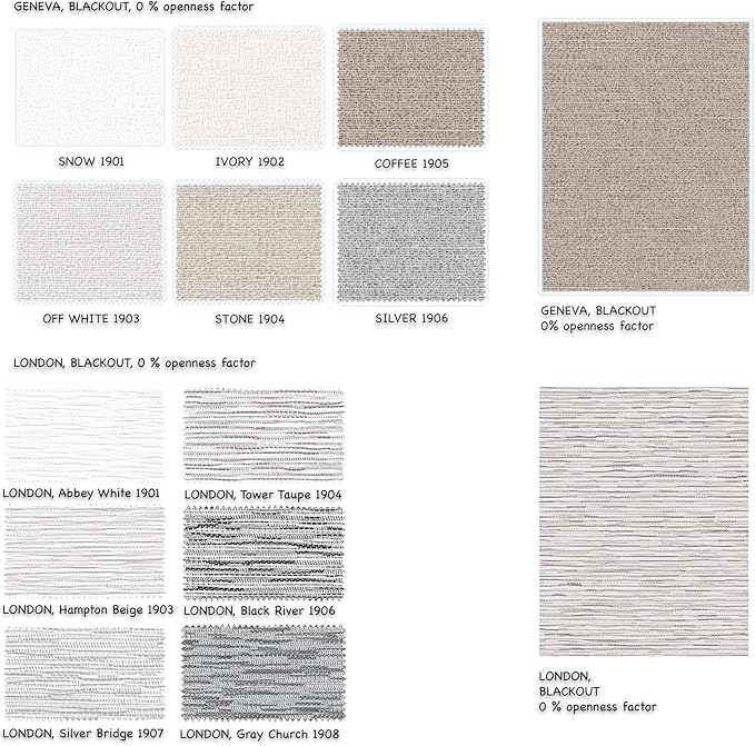 HILADUO Custom Motorized Blackout Roller Shades – Smart Electric Blinds Work - Image 3