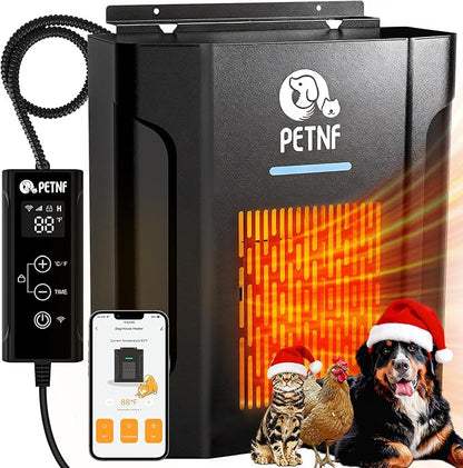 Dog House Heater – 45℉ to 113℉ Thermostat Controlled Pet House Heater by PETNF
