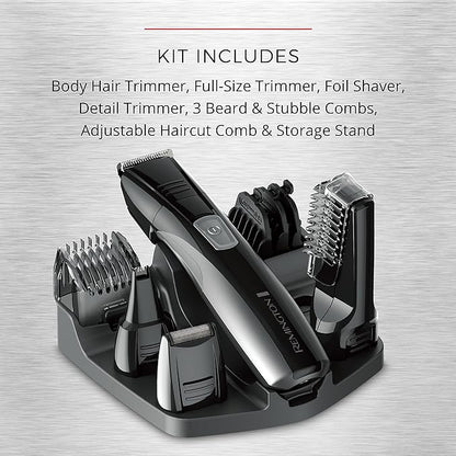 Remington Head to Toe Advanced Rechargeable Powered Body Groomer Kit, Beard - Image 8