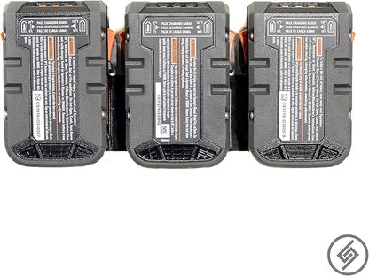 Spartan Mounts for Ridgid 18v Battery | Wall Display Hook Holder | Power Tool - Image 4