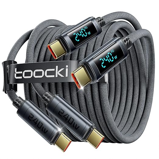 toocki USB C Cable 240W Fast Charging Cord by toocki