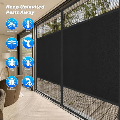 Magnetic Screen Door 72"x80" Blackout – Privacy Protection, Powerful Magnets - Image 7