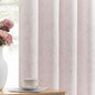 Beauoop Pink Floral Jacquard Blackout Curtains 90 Inches Long 2 Panels by Beauoop