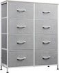 WLIVE Fabric Dresser for Bedroom, Tall Dresser by WLIVE