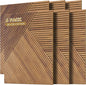 Autorific Acoustic Wall Panels, 6 Pack Total Size 72 x 48 Inches, Self-Adhesive by AUTORIFIC