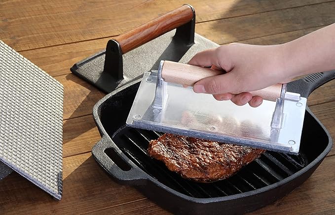 New Star Foodservice 42542 Extra Heavy Large Commercial Grade Iron Steak - Image 9