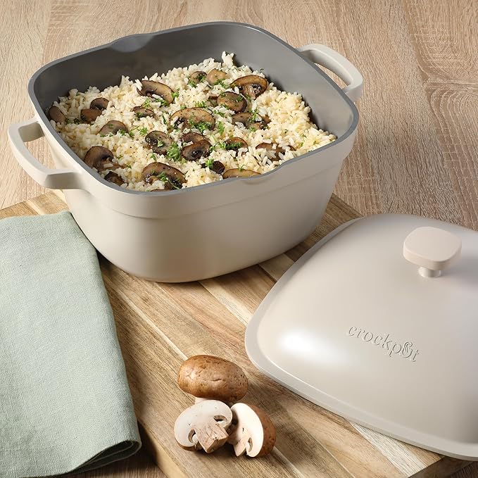 Crock-Pot Northvale Cast Aluminum Lightweight Durable 5.2 Quart Heavy Duty - Image 5