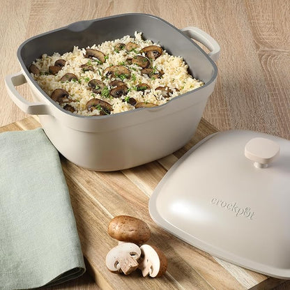 Crock-Pot Northvale Cast Aluminum Lightweight Durable 5.2 Quart Heavy Duty - Image 5