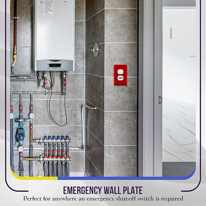 ENERLITES Duplex Receptacle Outlet Wall Plate, Electrical Outlet Cover - Image 7