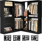 Unikito 86” Closet System, Corner Closets Organizer by Unikito