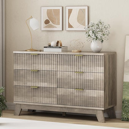 Xixini Fluted Dresser for Bedroom - Image 4
